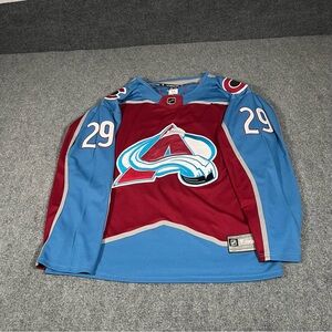 Colorado Avalanche Mackinnon Jersey #29 Size 54 NHL Hockey Activewear